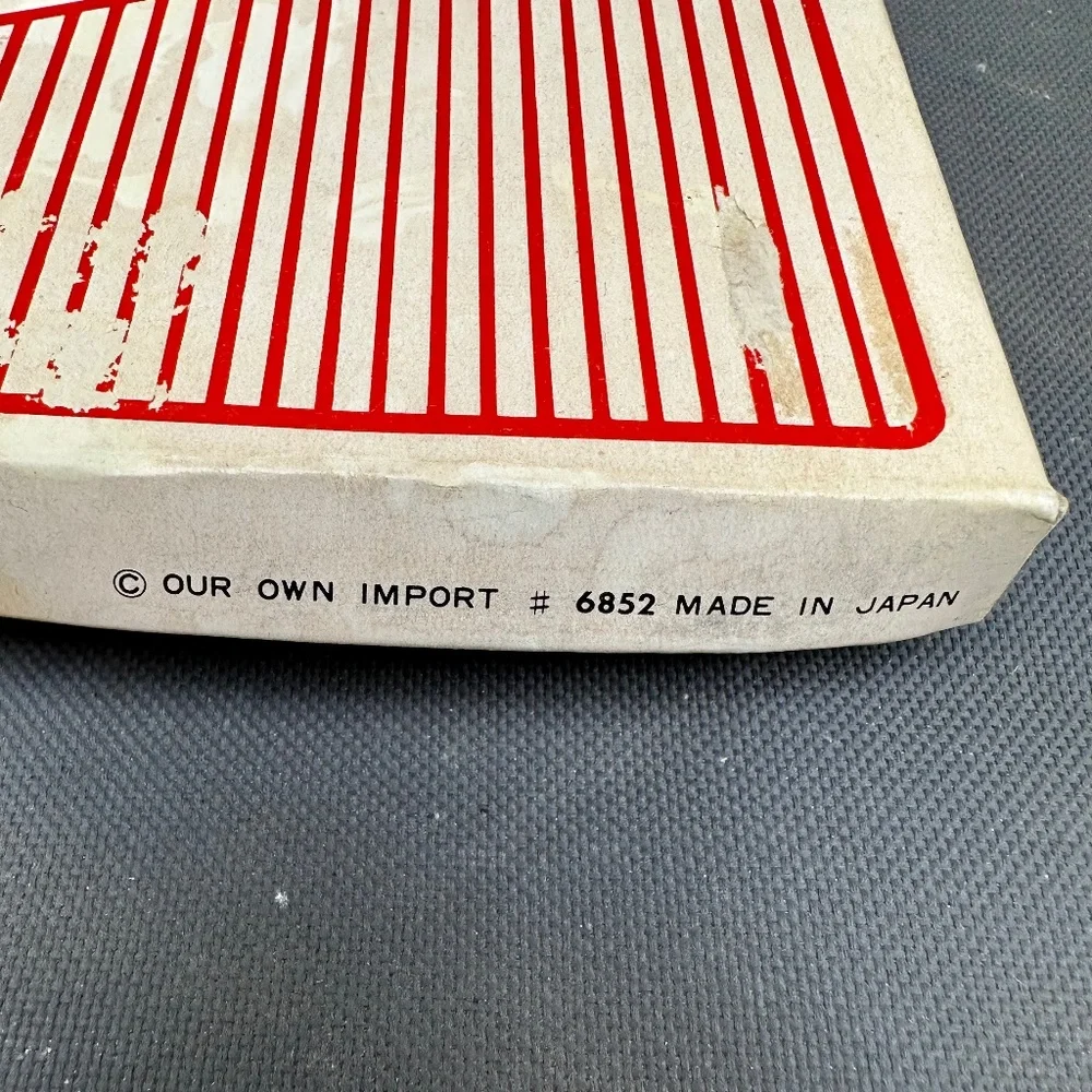 VTG Fondue Fork set of 6 Rosewood w/colored ends / Made in Japan MCM Mid Century